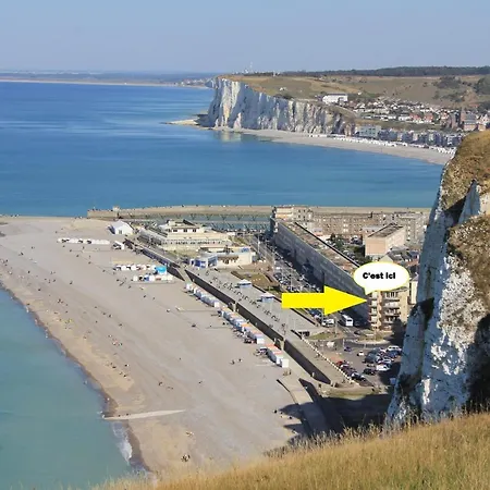 Appart. Superbe Vue Mer Et Funiculaire Le Treport Exterior photo