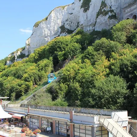 Appart. Superbe Vue Mer Et Funiculaire Le Treport Exterior photo